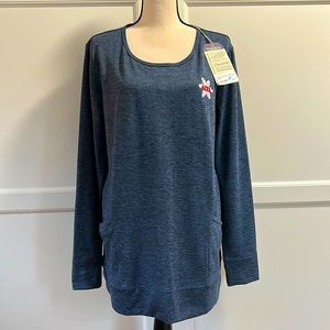 NWT Toad & Co Intermezzo Pullover in Indigo ALTA Logo